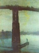 James Abbott Mcneill Whistler Nocturne oil